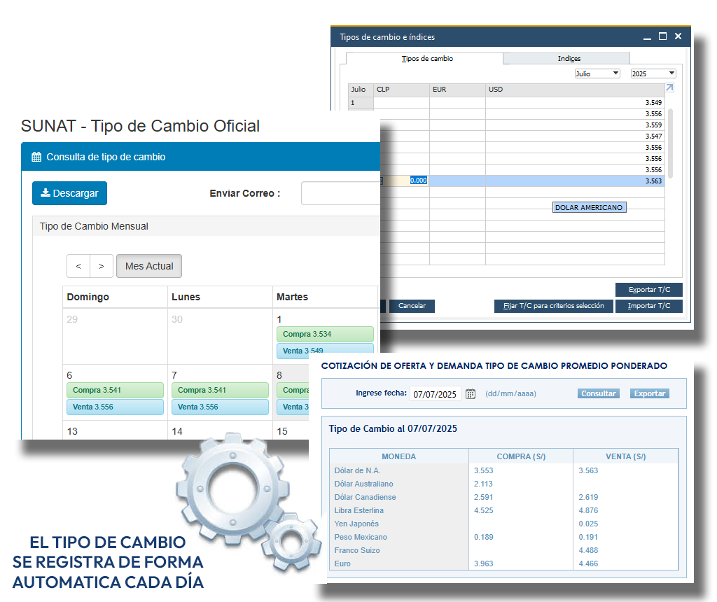 Tipo de Cambio Automático
