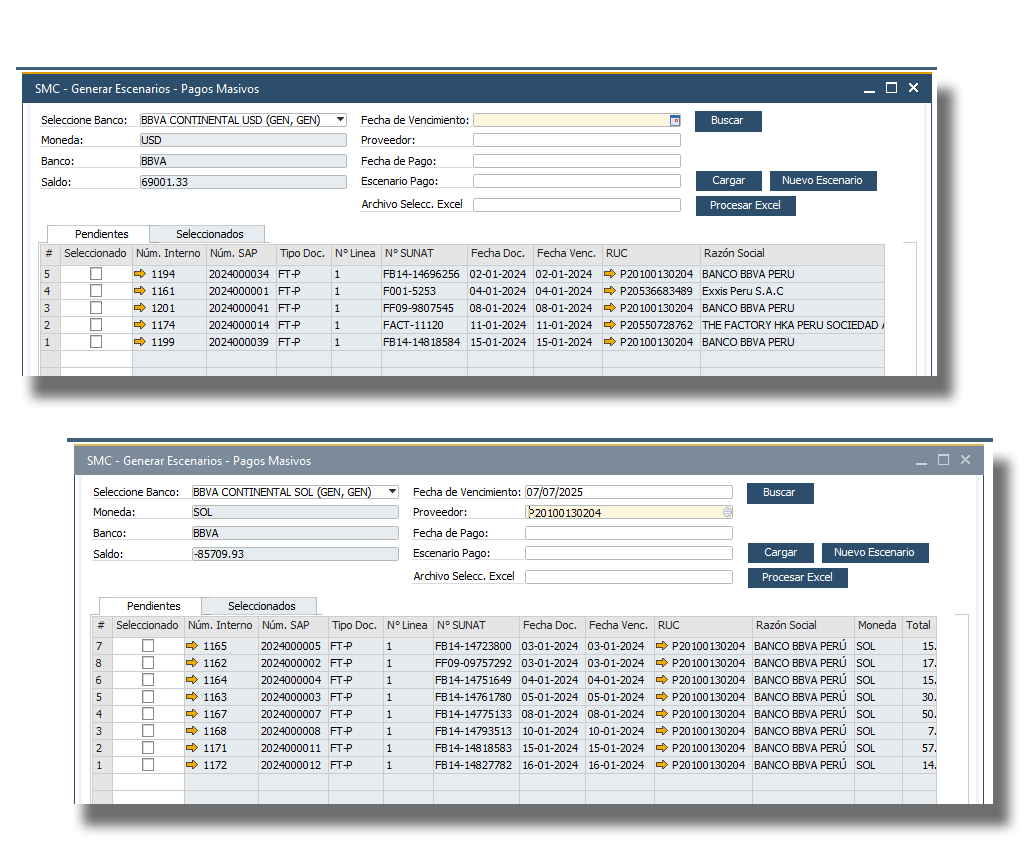 Filtros de Búsqueda
